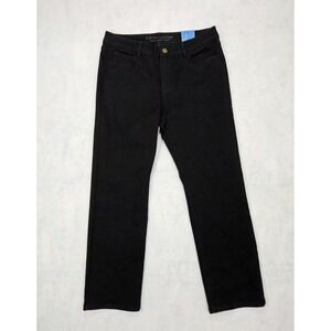 Soft Surroundings Jeans 14P Classic NEW Triple S Relaxed Straight‎ Black Stretch